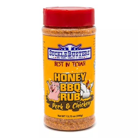 SuckleBusters Honey BBQ Pork and Chicken Rub 13.75 oz. Sauces & Spices