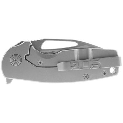 Image showing  2.62 in. Stout FLK Folding Knife, Green/Sliver