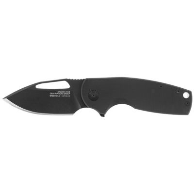 SOG 3.77 in. Stout Flk Folding Knife Black