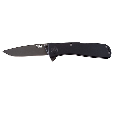 SOG 2.65 in. Twitch II Folding Knife, Black