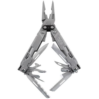 SOG 2 in. Poweraccess Deluxe Multi-Tool, Stone Wash