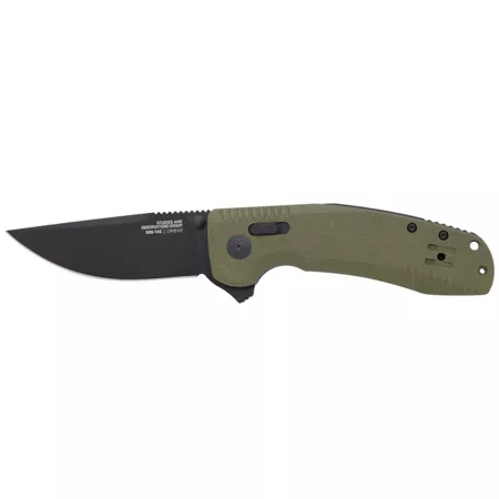 SOG 3.39" Tac XR Straight Blade Folding Knife Odg Knives