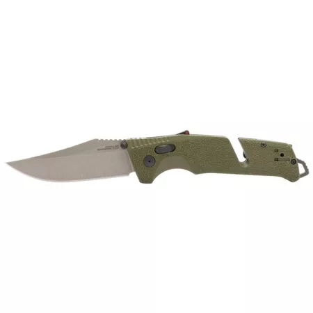 SOG 3.7" Trident AT Folding Knife Straight Blade Odg Knives