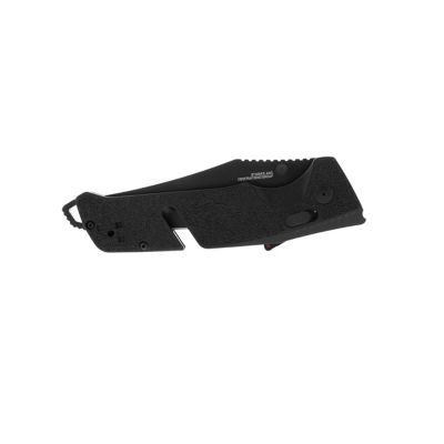 Image showing  3.7 in. Trident AT Straight Blade Folding Knife, Blackout