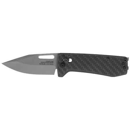SOG 2.8 in. Ultra XR Folding Knife, Carbon & Graphite