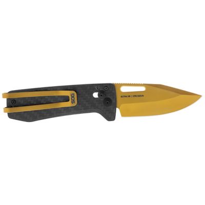 Image showing  2.8 in. Ultra XR Folding Knife, Carbon/Gold