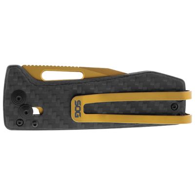 Image showing  2.8 in. Ultra XR Folding Knife, Carbon/Gold