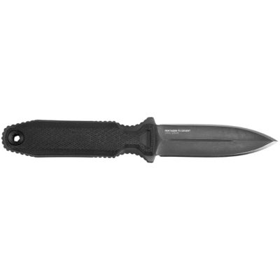 Image showing  3.41 in. Pentagon FX Covert Fixed Blade Knife, Blackout
