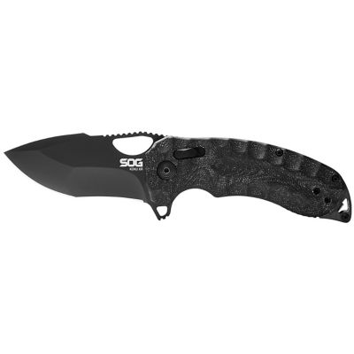 SOG 3.03 in. Kiku XR Folding Knife, Black