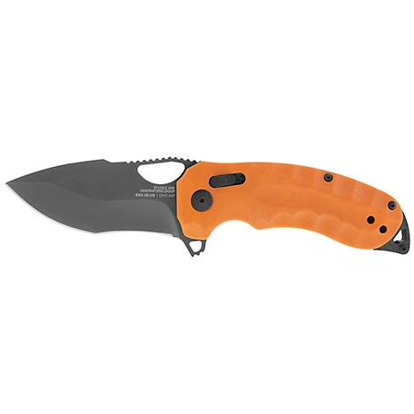 SOG 3.02 in. Kiku XR Lte Folding Knife, Orange