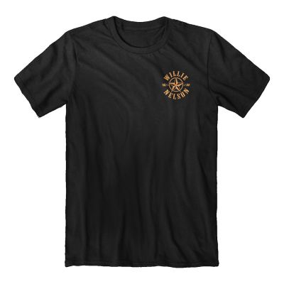 Image showing  Mens Willie Nelson Sepia T-Shirt