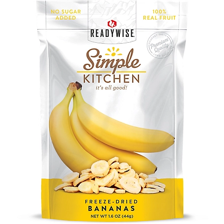 ReadyWise Case Simple Kitchen Bananas, 6 ct.