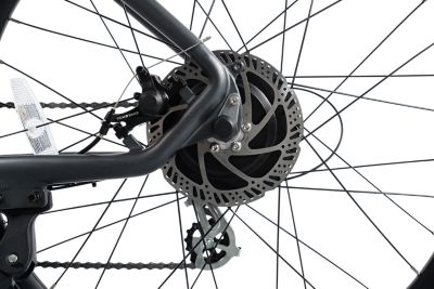 Image showing 5 th Favorite Unisex 7-Gear Hybrid XR Electric Bike, Gray