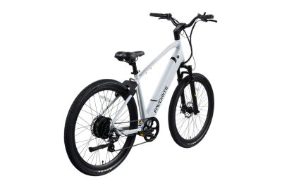 Image showing  Unisex 7-Gear Hybrid XR Electric Bike, White