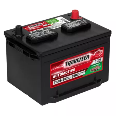 Traveler powered by an interstate automobile battery group size 58 BCI 550 CCA Automotive Batteries