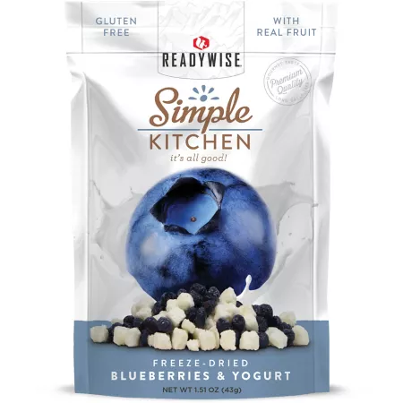 ReadyWise Case Simple Kitchen Blueberries and Yogurt 6 ct Snacks