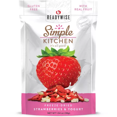 ReadyWise Case Simple Kitchen Strawberries and Yogurt 6 ct Snacks