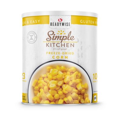 ReadyWise Simple Kitchen Freeze-Dried Corn, 23 Servings