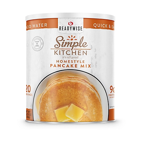 ReadyWise Simple Kitchen Pancake Mix, 20 Servings
