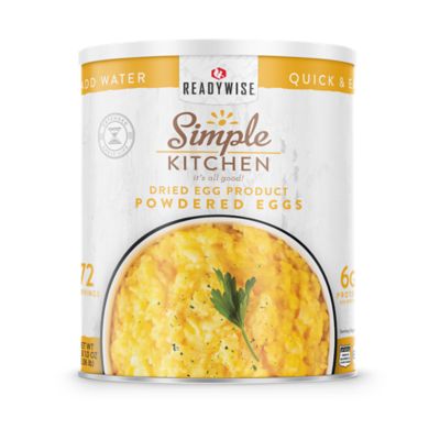 ReadyWise Simple Kitchen Powdered Eggs, 72 Servings