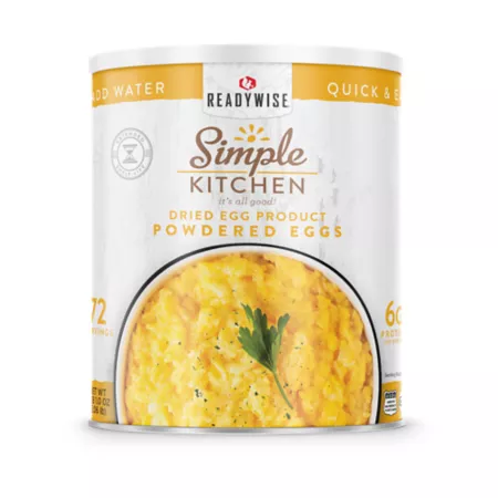 ReadyWise Simple Kitchen Powdered Eggs 72 Servings Snacks