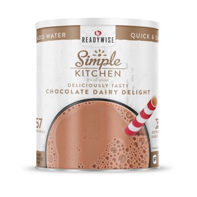 ReadyWise Simple Kitchen Chocolate Dairy Delight, 57 Servings