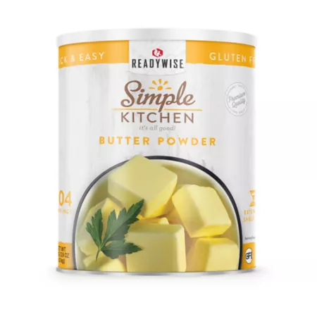 ReadyWise Simple Cooking Butter Powder 204 Servings Snacks