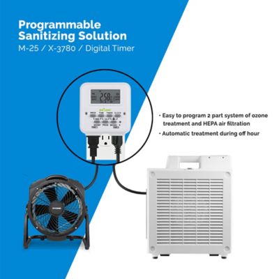 Image showing  Olympus PLUS Programmable Sanitizing System with HEPA Air Purifier, Air Mover, Ozone and Timer