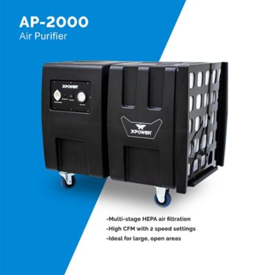 Image showing  Everest PLUS Programmable Sanitizing System with HEPA Air Purifier, Air Mover, Ozone and Timer, 3,000 sq. ft.