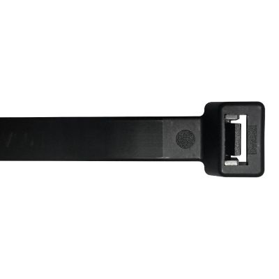 Image showing  11 in. Heavy-Duty UV-Resistant Cable Ties, Black, 100-Pack