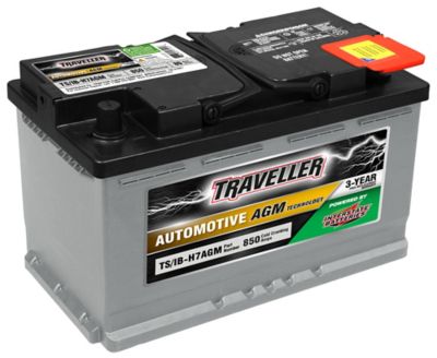 Traveller Powered by Interstate Auto Battery with AGM Technology, H7AGM, 850 CCA