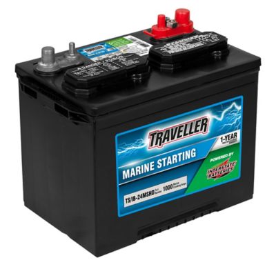 Traveller Powered by Interstate Marine Starting Battery, 1,000 MCA