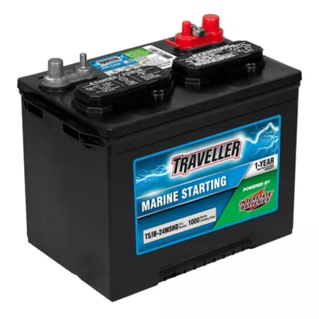 Interstate Marine Starter Battery Powered Voyager 1000 MCA RV & Marine Batteries