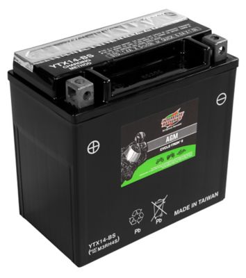 Interstate Batteries Powersports Battery, CYTX14-BS