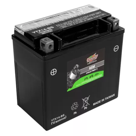 Interstate Batteries Powersport 12V 200CCA Battery CYTX14-BS Powersport Batteries