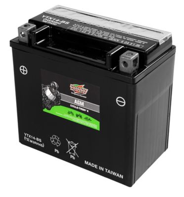 Image showing  12V 200 CCA Powersport Battery, CYTX14-BS