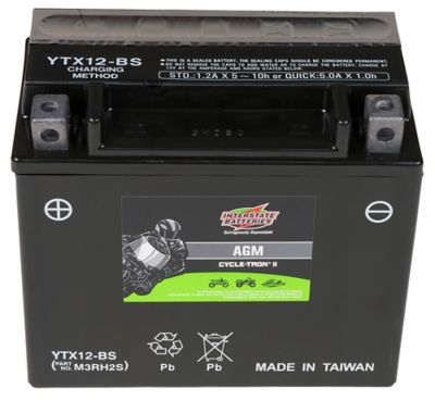 Image showing  12V 180 CCA Powersport Battery