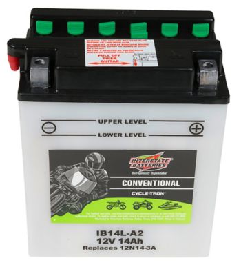 Interstate Batteries 12V 190 CCA Powersport Battery, IB14L-A2 At ...