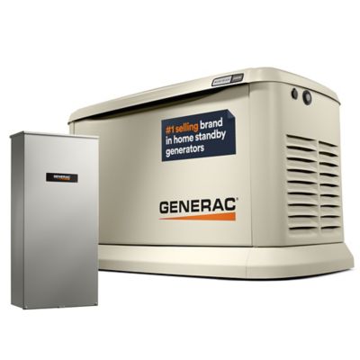 Generac Guardian 26Kw Whole Home Standby Generator with 200A Transfer Switch, Wi-Fi Enabled