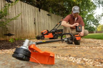 Image showing 6 th Bad Boy 16 in. 80V Straight Shaft Cordless String Trimmer, Battery and Charger Included, Attachment Capable
