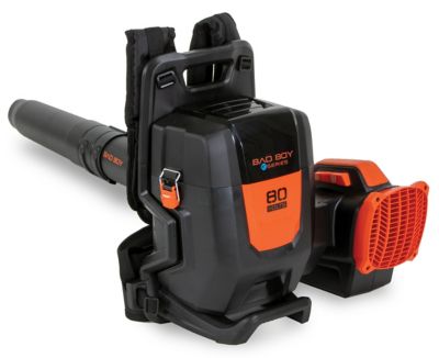 Image showing  165 MPH/690 CFM 80V Cordless Backpack Leaf Blower, Battery and Charger Included