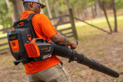 Image showing  165 MPH/690 CFM 80V Cordless Backpack Leaf Blower, Battery and Charger Included