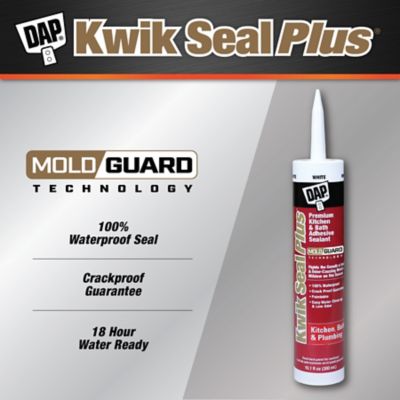 Image showing  10.1 oz. Kwik Seal Plus Kitchen and Bath Caulk