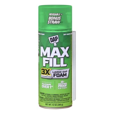 Dap Max Fill Triple Expanding Polyurethane Foam, 00033
