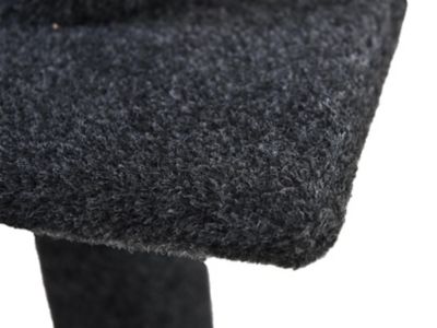 Image showing 5 th Cat Craft 90 in. 4-Level Adjustable Floor-to-Ceiling Soft Plush Cat Tree, Charcoal