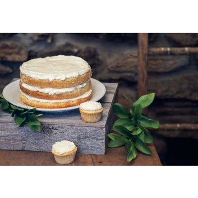 Image showing  BarnwoodUSA Rustic Farmhouse 15 in. Weathered Gray Wooden Cake Stand, Dessert Stand