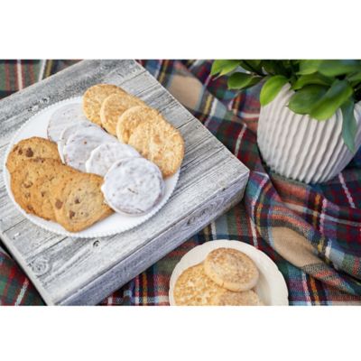 Image showing  BarnwoodUSA Rustic Farmhouse 15 in. White Wash Wooden Cake Stand, Dessert Stand