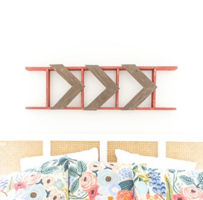 Image showing 4 th Barnwood USA BarnwoodUSA Rustic Farmhouse Espresso Wooden Chevron Arrows, 11 in. x 14 in., 3 pc.