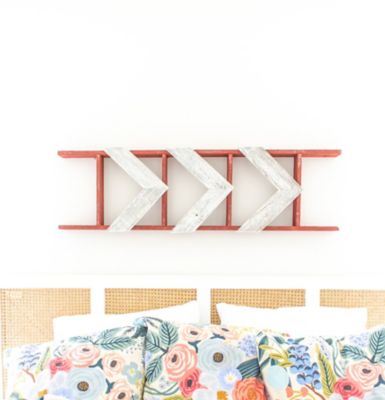 Image showing  BarnwoodUSA Rustic Farmhouse White Wash Wooden Chevron Arrows, 11 in. x 14 in., 3 pc.