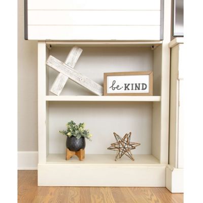 Image showing  Rustic Christian White Wash Reclaimed Old Wooden Cross, 15 in. x 12 in.
